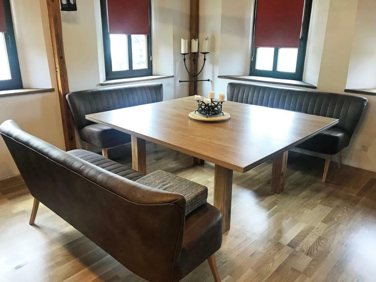 Ferienwohnung Laternenstube Mit Familienbett - Rittergut Leppersdorf Dış mekan fotoğraf