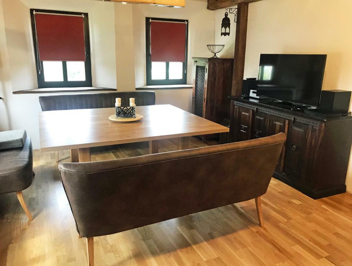 Ferienwohnung Laternenstube Mit Familienbett - Rittergut Leppersdorf Dış mekan fotoğraf